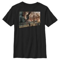 Star Wars - Book of Boba Fett - Skupina Desert Rules - Kids T-Shirt - Black - Front