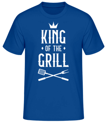 King Of The Grill - T-shirt standard Homme - Bleu royal - Devant