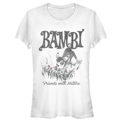 Disney Classics - Bambi - Bambi Nature - Femme T-shirt - Blanc - Devant
