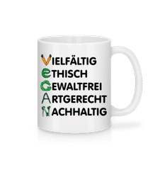 VEGAN Eigenschaft · Tasse
