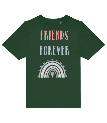 Friends Forever - Dětské tričko B&C - Bottle green - Napřed