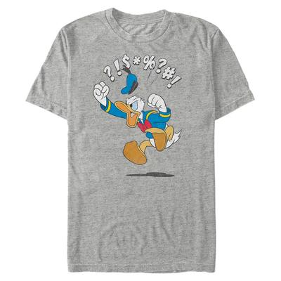Disney Classics - Mickey Mouse - Donald Duck Jump - Homme T-shirt - Gris chiné - Devant