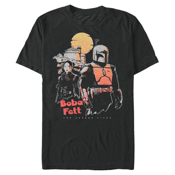 Star Wars - Book of Boba Fett - Boba Fett Sunset Boba - Homme T-shirt