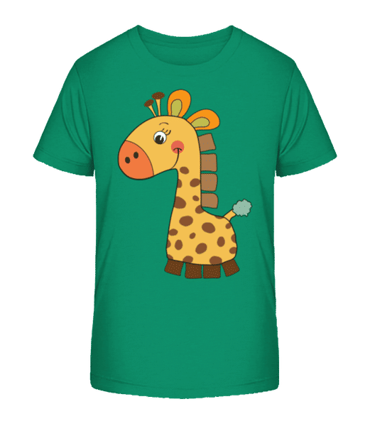 Aperçu: Baby Comic - Girafe - T-shirt bio Enfant Stanley Stella 2.0 - Vert - Devant