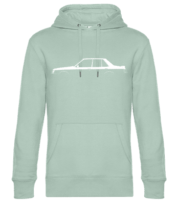 'Mitsubishi Lancer 2000 T' Silhouette - Sweat à capuche standard homme - Menthe verte - Devant