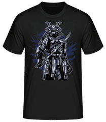 Samurai Robot Skull · Männer Basic T-Shirt