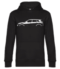 'Range Rover Evoque (2011)' Silhouette - Sudadera estándar para hombre - Negro - delante