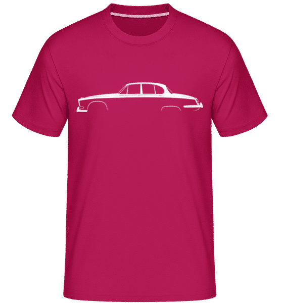 Preview: 'Jaguar 420' Silhouette - Shirtinator Men's T-Shirt - Magenta - Front