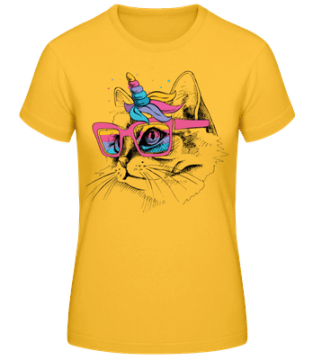 Fete De La Licorne - T-shirt standard Femme - Jaune doré - Devant