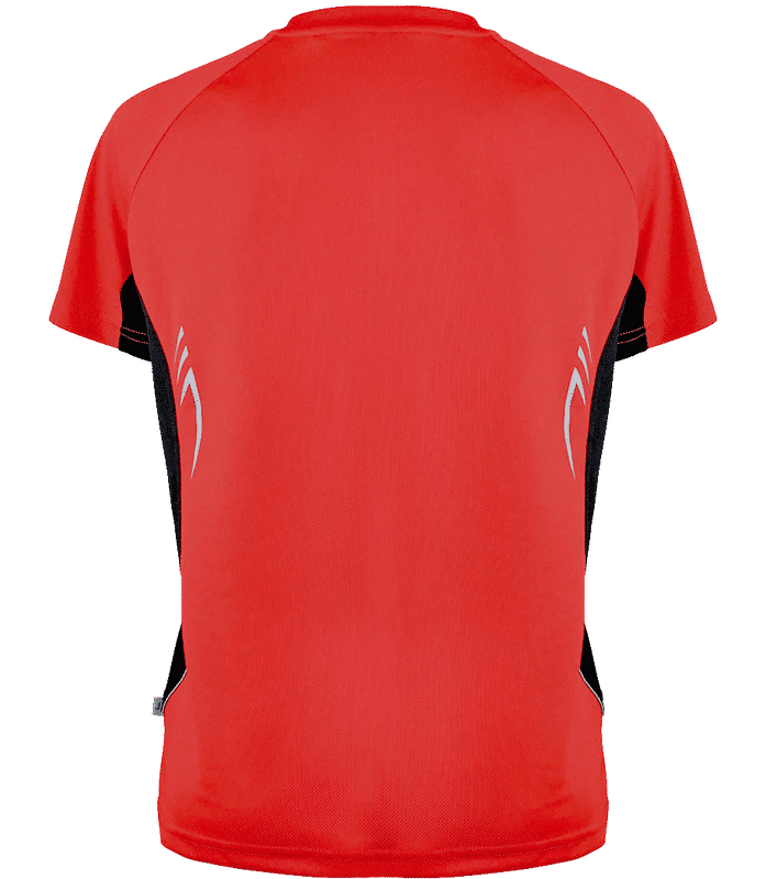 Vorschau: Frauen Trikot - Rot / Schwarz - Hinten