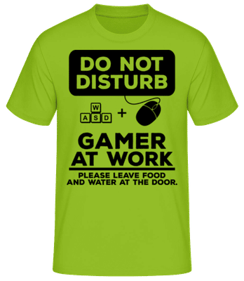 Do Not Disturb Gamer - Camiseta para hombre B&C - Lima - delante