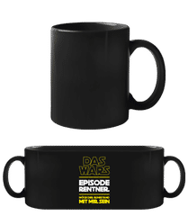 Das Wars Episode Rentner · Schwarze Tasse
