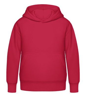 Sweat à capuche Enfant - Rouge - Devant