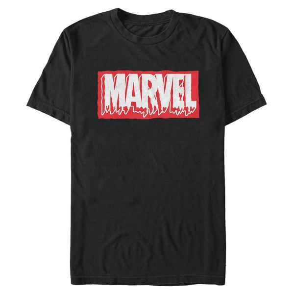 Aperçu: Marvel - Logo Drip Filled - Homme T-shirt - Noir - Devant