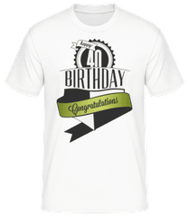 40 Birthday Congrats · T-shirt standard Homme