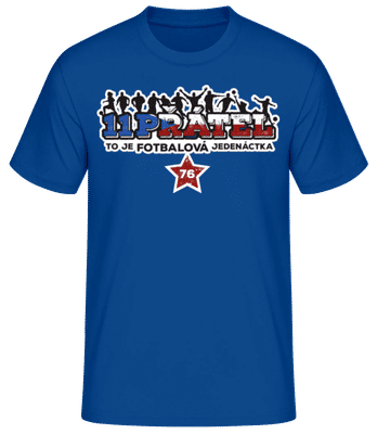 Fußball Tschechien team - Männer Basic T-Shirt - Royalblau - Vorne