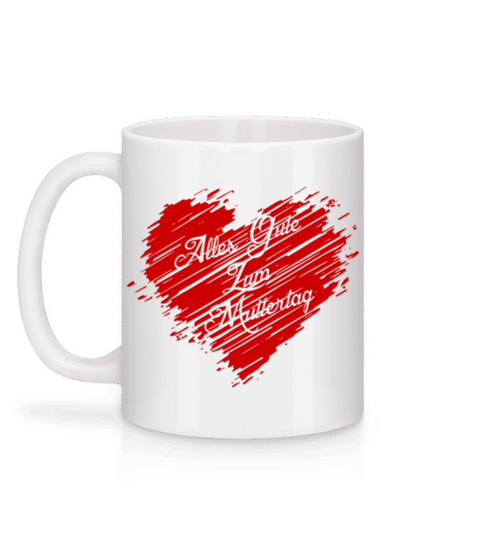 Vorschau: Alle Gute Zum Muttertag - Tasse - Weiß - Hinten
