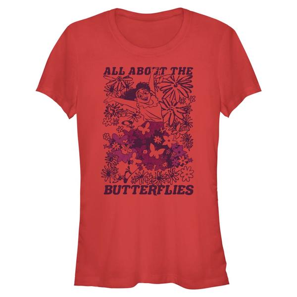 Aperçu: Disney - Encanto - Mirabel All About Butterflies - Femme T-shirt - Rouge - Devant