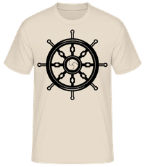 Wheel Black/White · Männer Basic T-Shirt