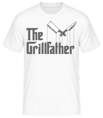 The Grillfather - T-shirt standard Homme - Blanc - Devant