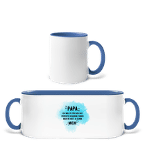 Papa Hast Ja Schon Mich · Tasse zweifarbig