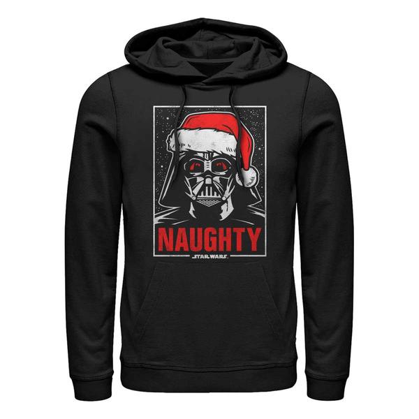 Aperçu: Star Wars - Darth Vader Just Plain Naughty - Christmas - Unisex Sweat à capuche - Noir - Devant