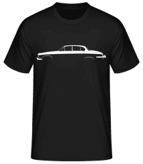'Jaguar Mark X' Silhouette · Men's Basic T-Shirt