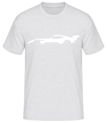 'Aston Martin Vulcan' Silhouette - Men's Basic T-Shirt - Heather grey - Front