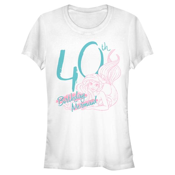 Disney - Ariel La Petite Sirène - Ariel La Petite Sirène Birthday Mermaid Forty - Femme T-shirt