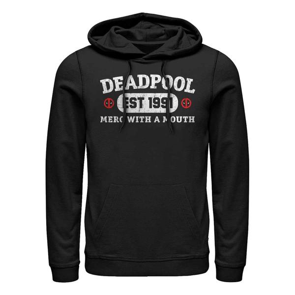 Aperçu: Marvel - Deadpool - Deadpool Athletic Merc - Unisex Sweat à capuche - Noir - Devant