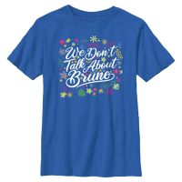 Disney - Encanto - Text About Bruno Colorful - Kids T-Shirt - Royal blue - Front