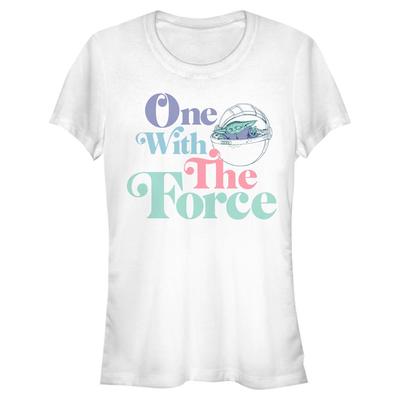 Star Wars - The Mandalorian - Yoda Pastel Force - Women's T-Shirt - White - Front