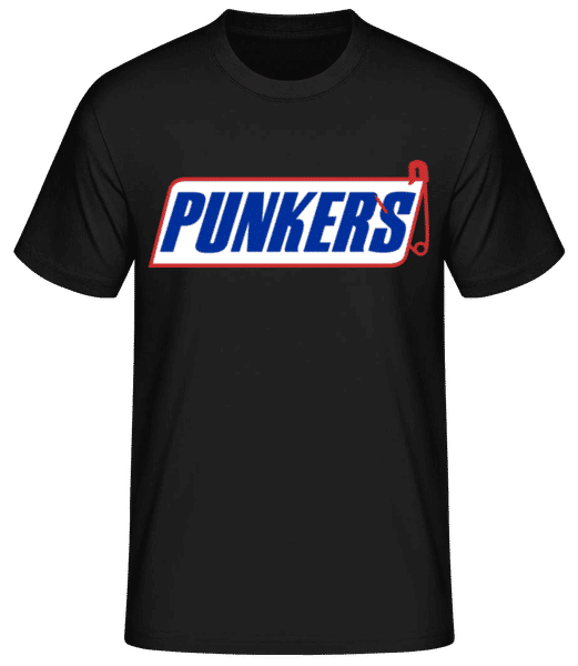 Aperçu: Punkers - T-shirt standard Homme - Noir - Devant