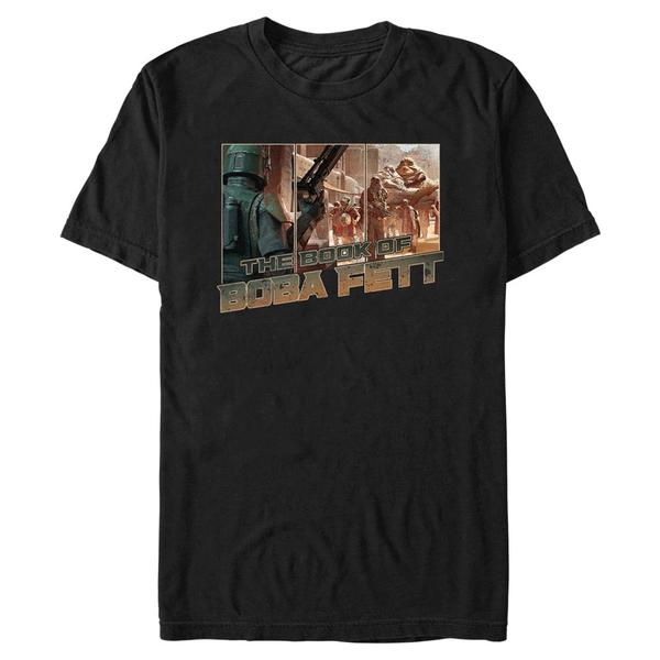 Aperçu: Star Wars - Book of Boba Fett - Skupina Desert Rules - Homme T-shirt - Noir - Devant