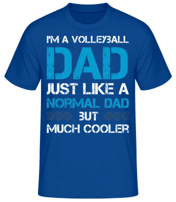 Volleyball Dad - Men's Basic T-Shirt - Royal blue - Front