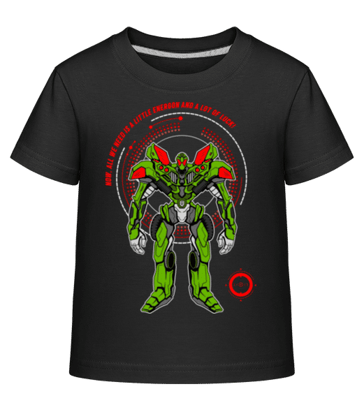 Aperçu: Energon And A Lot Of Luck - T-shirt shirtinator Enfant - Noir - Devant
