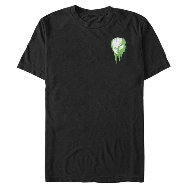 Aperçu: Marvel - Groot Venomized Badge - Homme T-shirt - Noir - Devant