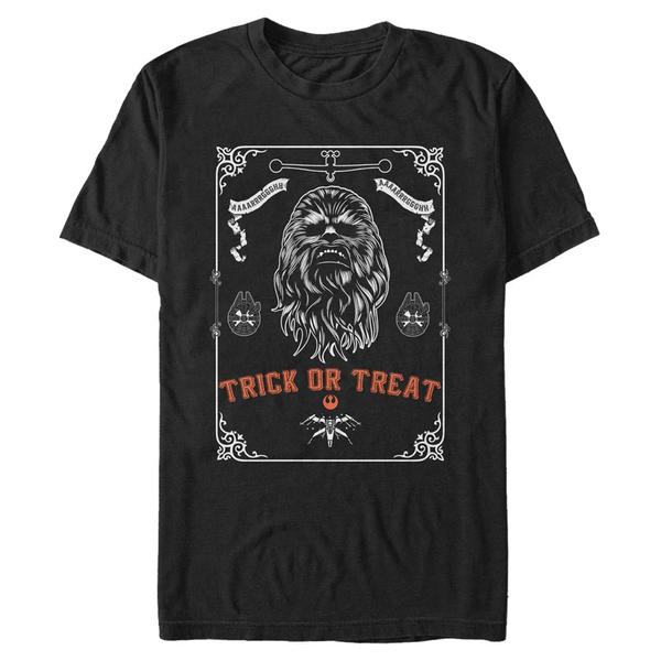 Aperçu: Star Wars - Le Réveil de la Force - Chewbacca Smell Hans Feet - Halloween - Homme T-shirt - Noir - Devant