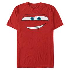 Pixar - Cars - Flash McQueen McQueen Big Face - Homme T-shirt