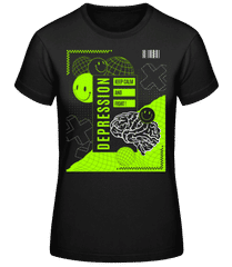 Fight Depression · Frauen Basic T-Shirt