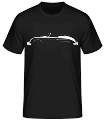 'Porsche 356A Convertible' Silhouette · Men's Basic T-Shirt