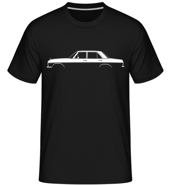 Aperçu: 'Mercedes-Benz 220 (W115)' Silhouette -  T-Shirt Shirtinator homme - Noir - Devant