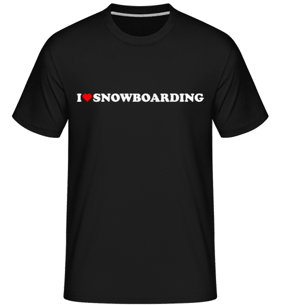 I Love Snowboarding ·  T-Shirt Shirtinator homme
