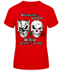 Metal Sternzeichen Schizo · Frauen T-Shirt B&C