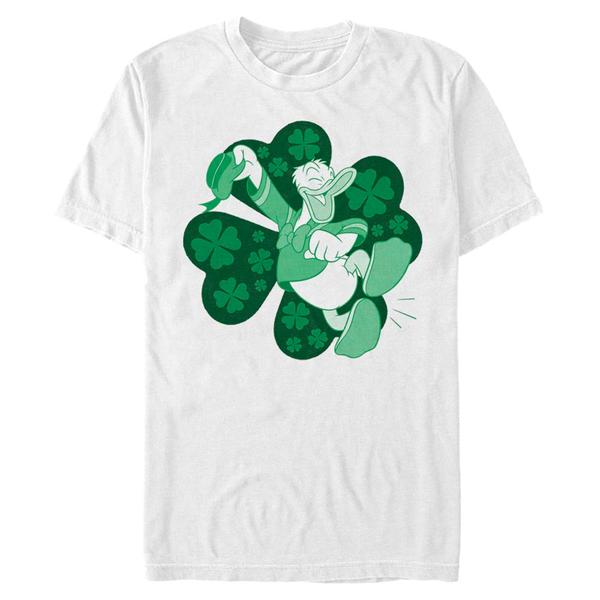 Aperçu: Disney - Mickey Mouse - Donald Duck Lucky Duck Donald - Homme T-shirt - Blanc - Devant