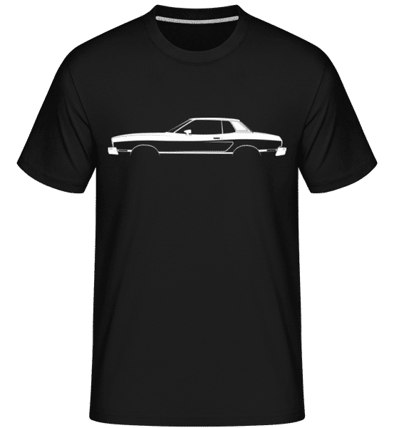 Aperçu: 'Ford Mustang Ghia Coupe1974' Silhouette -  T-Shirt Shirtinator homme - Noir - Devant