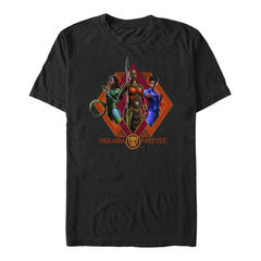 Marvel - Panthère noire Wakanda pour toujours - Photo de groupe Wakanda Forever Trio - Homme T-shirt