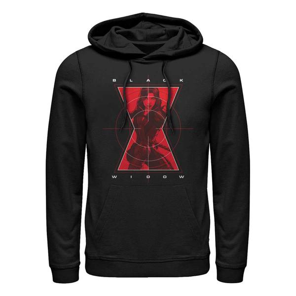 Aperçu: Marvel - Black Widow Widow Target - Unisex Sweat à capuche - Noir - Devant