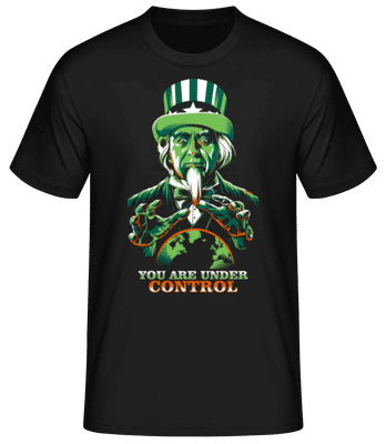 Under Control - Pánske basic tričko - Čierna - Predné