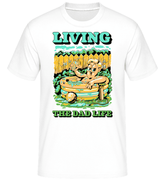 Preview: Dad Life - Shirtinator Men's T-Shirt - White - Front